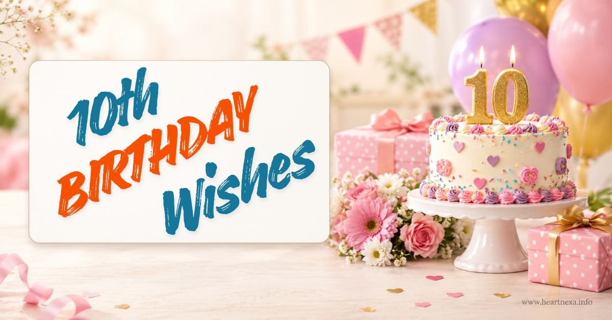 10th Birthday Wishes for Girl (2026) – Cute & Heartfelt Messages