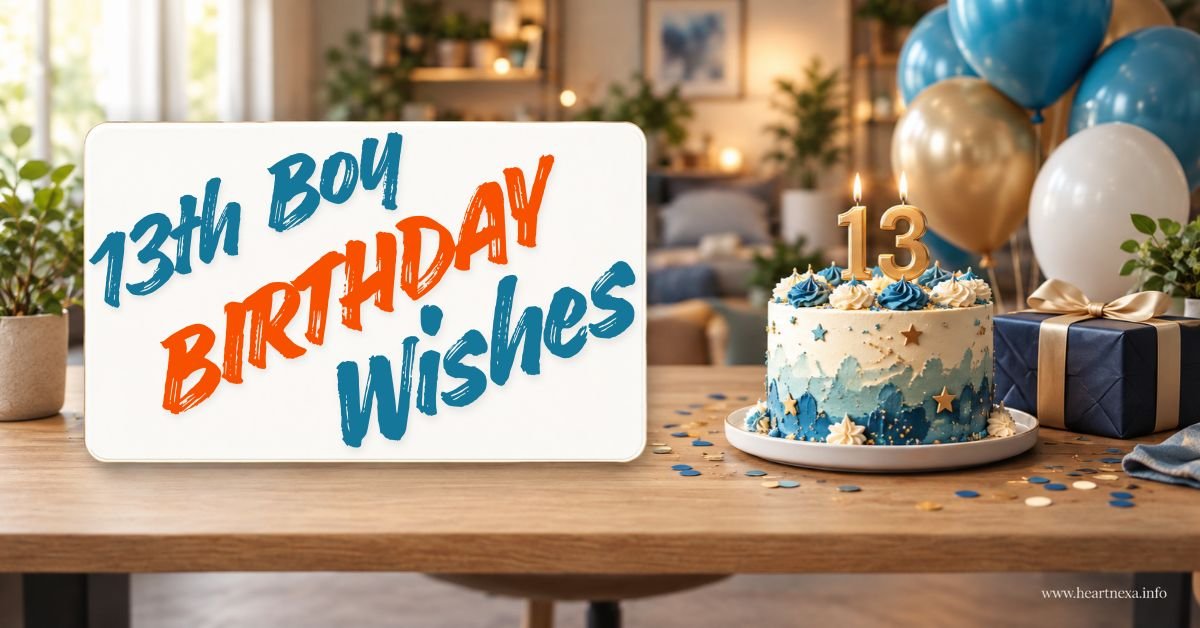 150+ Happy 13th Birthday Wishes for Boy: Sweet, Funny & Heartfelt Messages for a New Teen