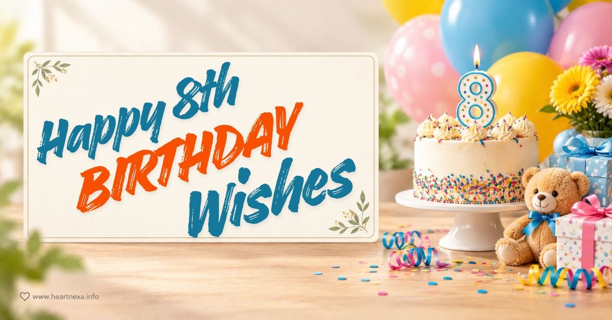 270+ Happy 8th Birthday Wishes & Quotes for Girls & Boys