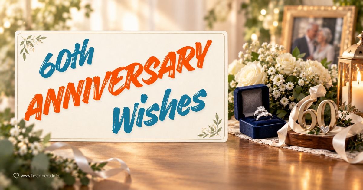 300+ 60th Anniversary Wishes: Diamond Anniversary Messages for Every Person and Every Kind of Year
