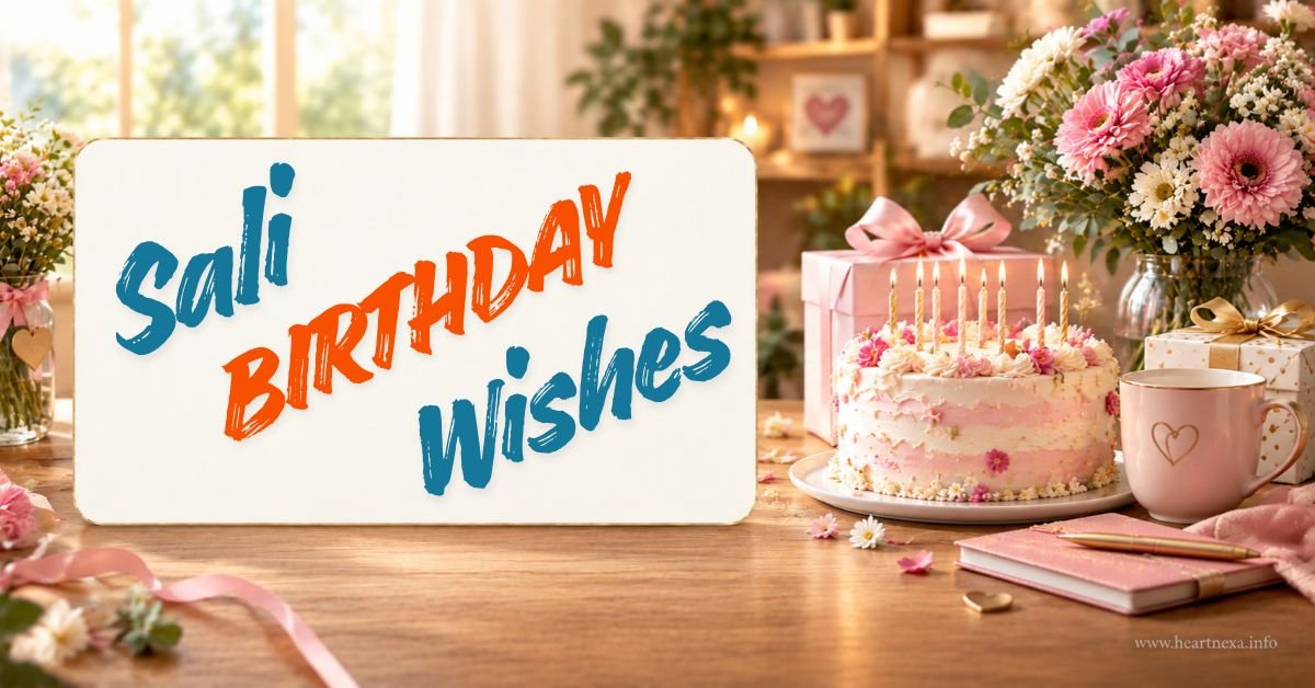 190+ Sali Birthday Wishes in English: Heartfelt, Funny & Respectful Messages for Your Wife's Sister